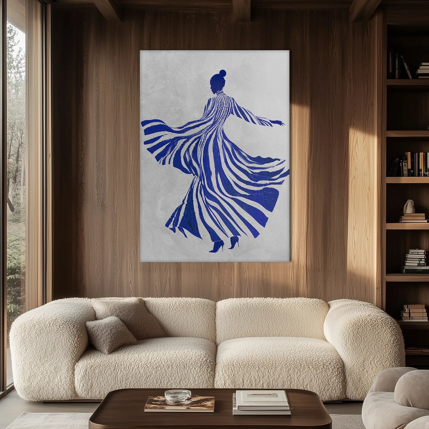 Blue Dance Obraz na Płótnie