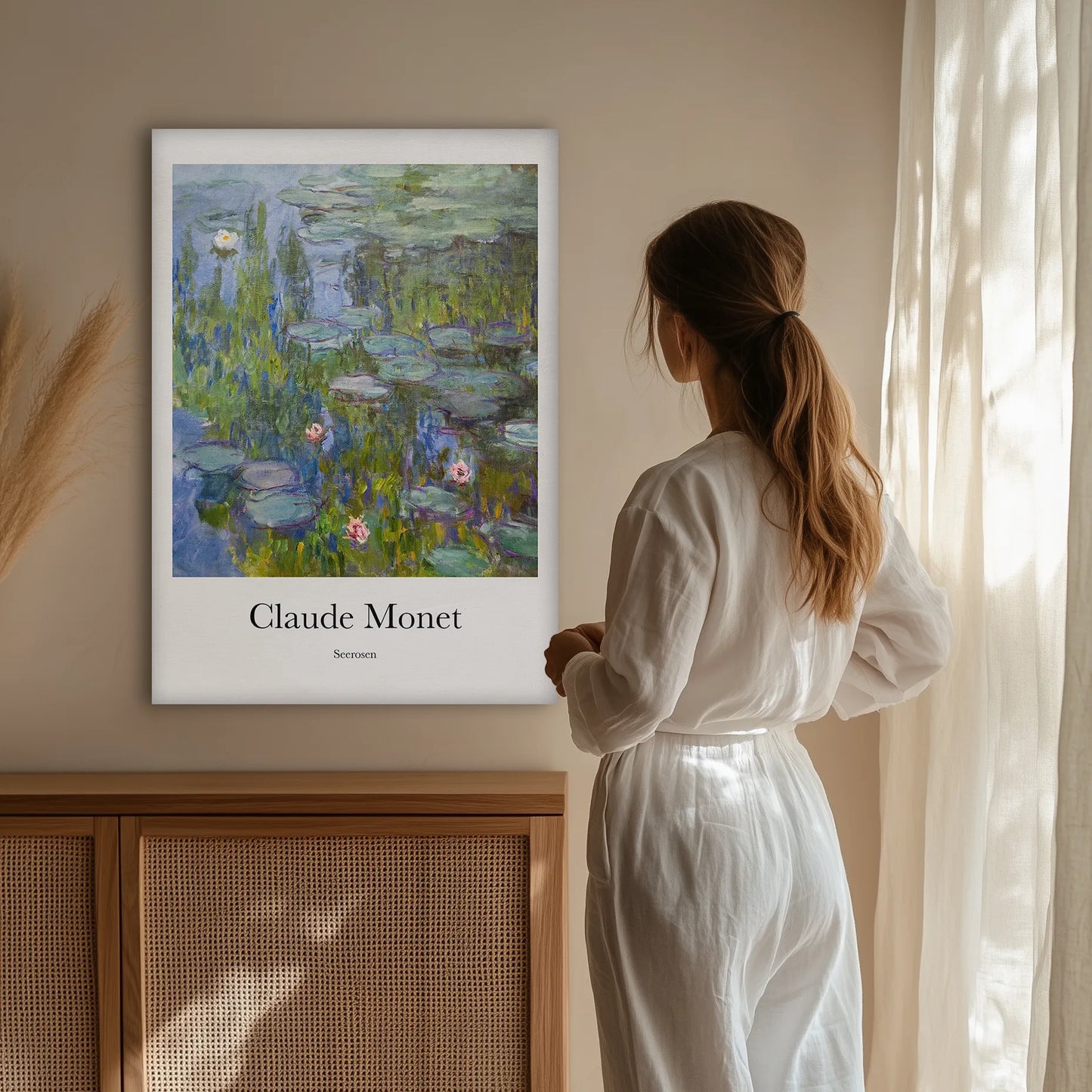 Claude Monet - Seerosen Obraz na Płótnie