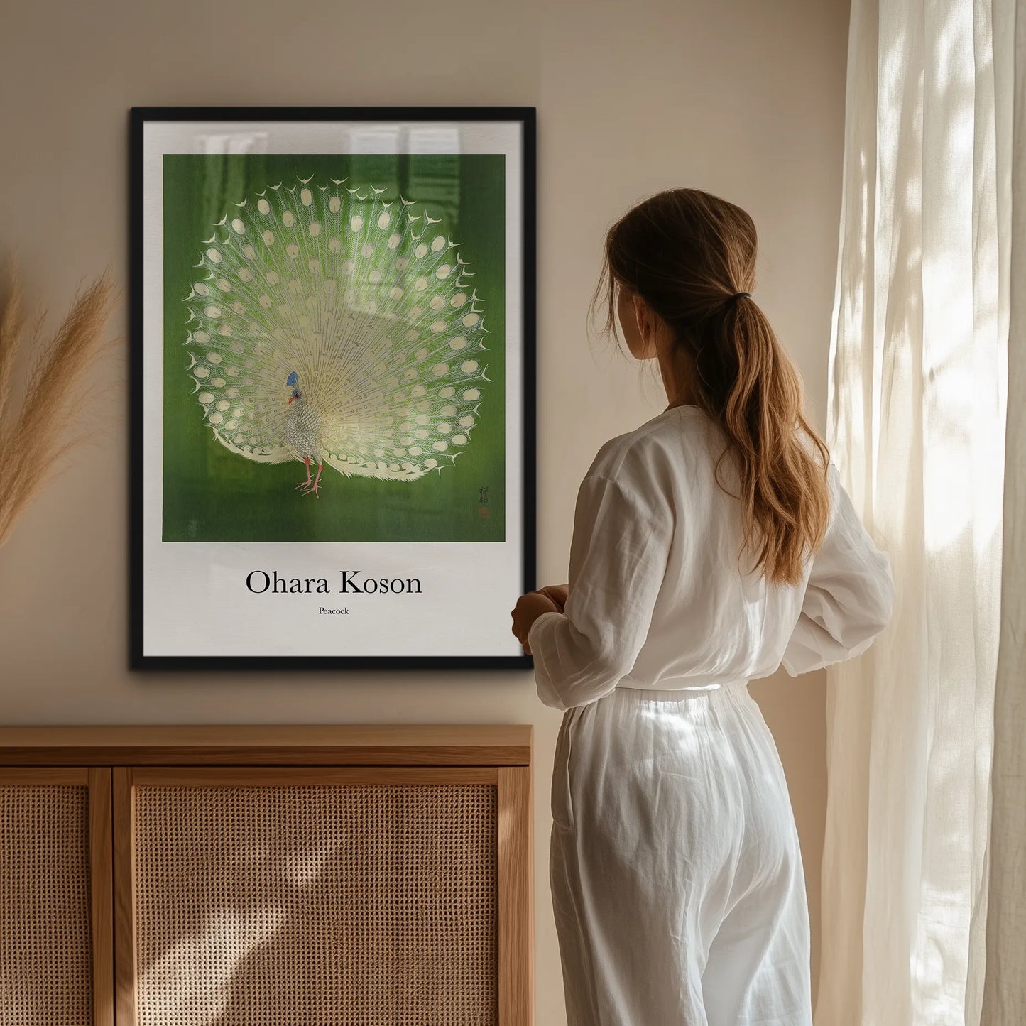 Ohara Koson - Peacock Plakat