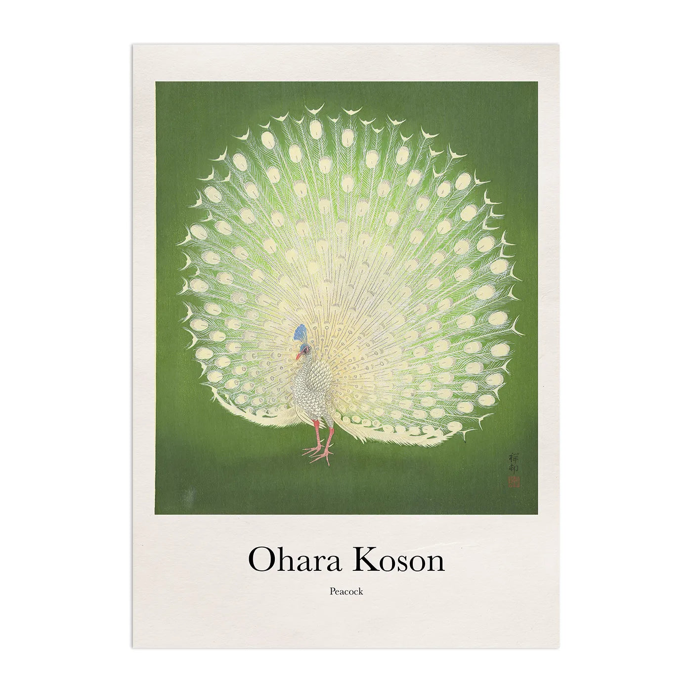 Ohara Koson - Peacock Plakat