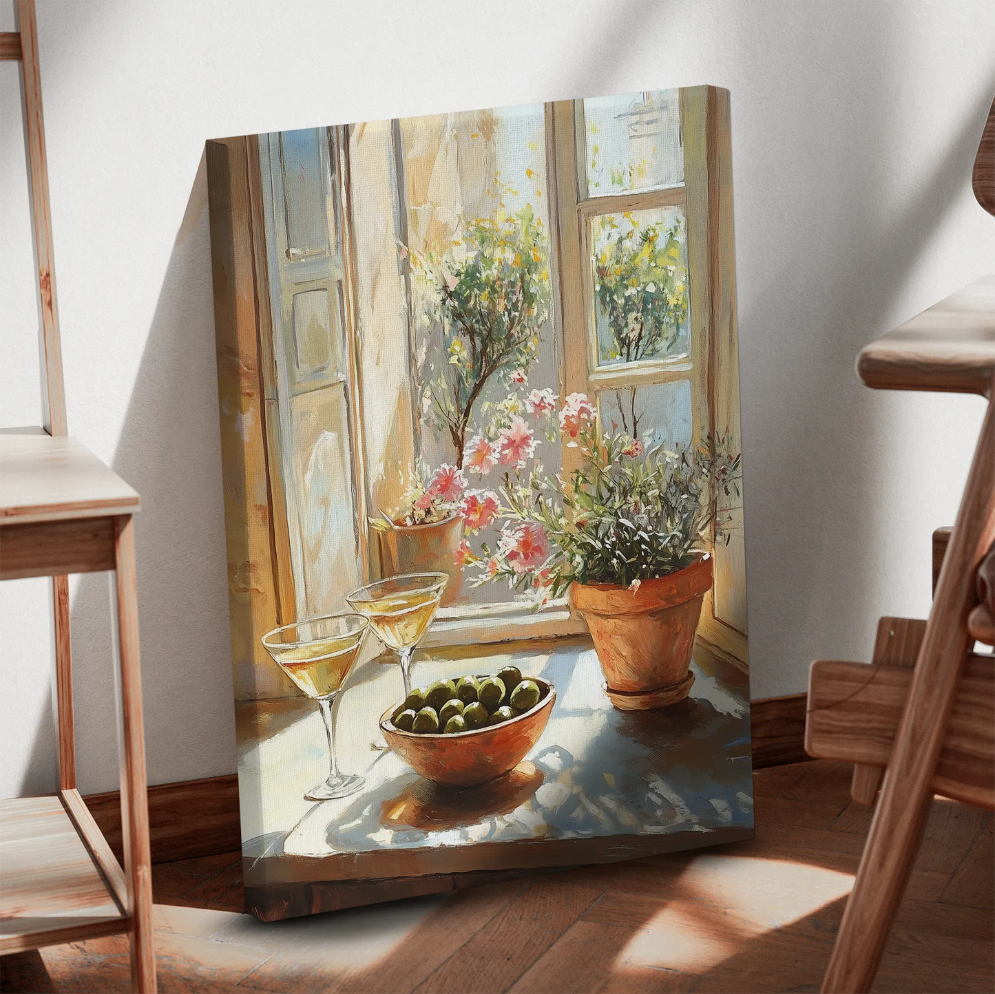 Summer Calmness Painting Obraz na Płótnie