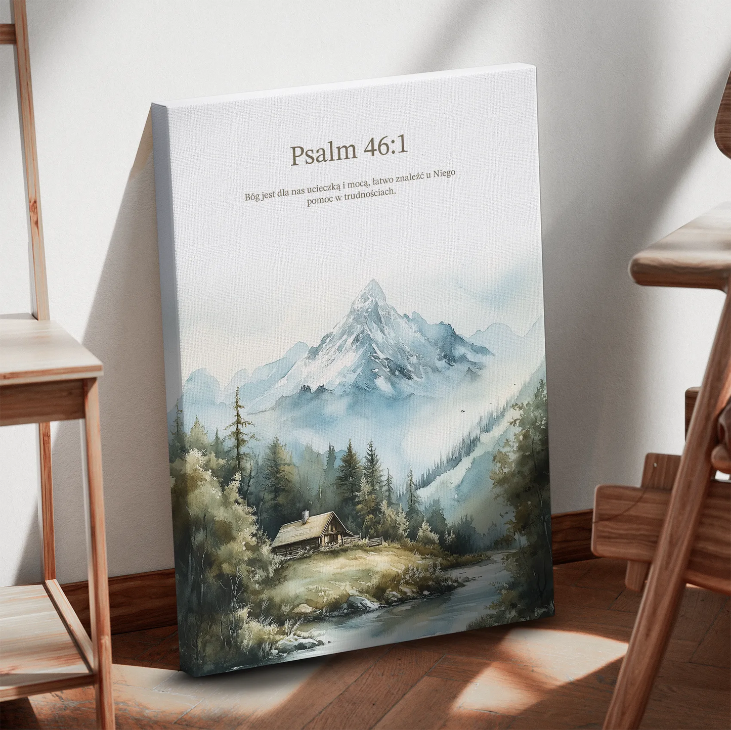 Psalm 46:1 Obraz na Płótnie