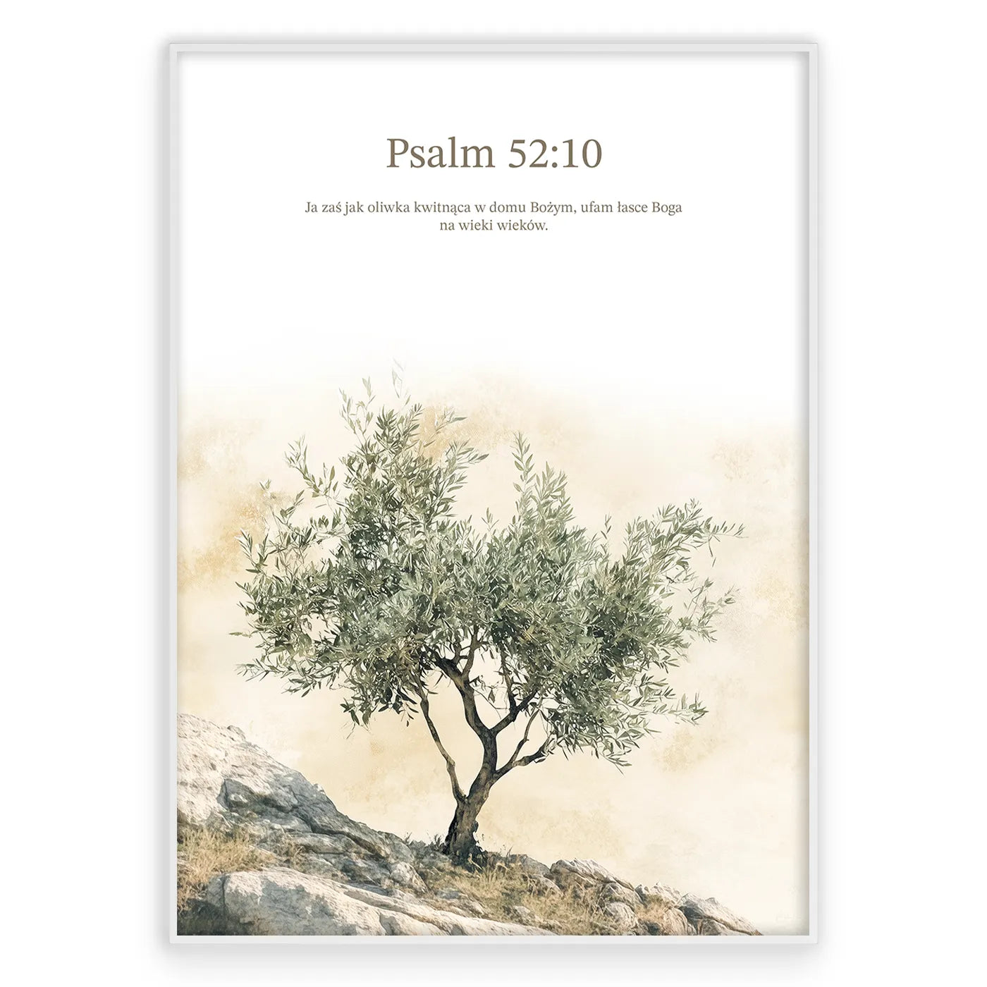 Psalm 52:10 Plakat