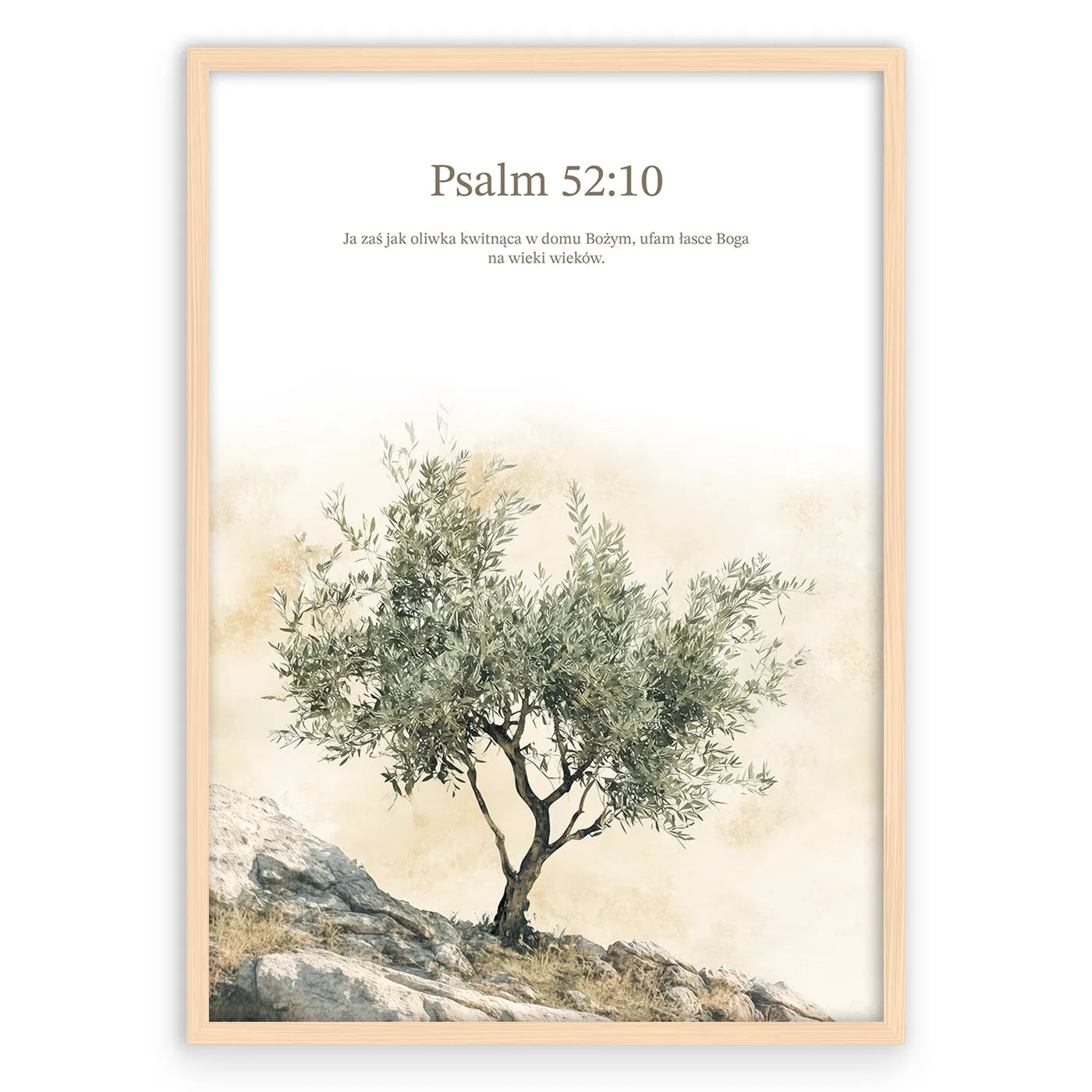 Psalm 52:10 Plakat
