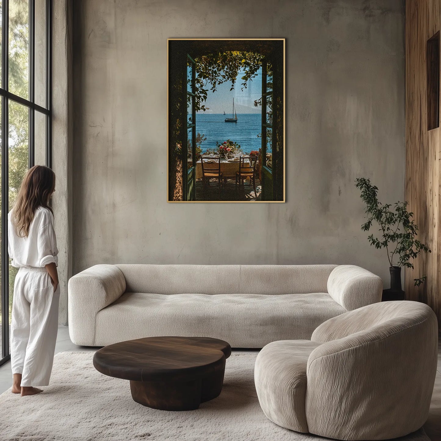Amalfi Breakfast Plakat