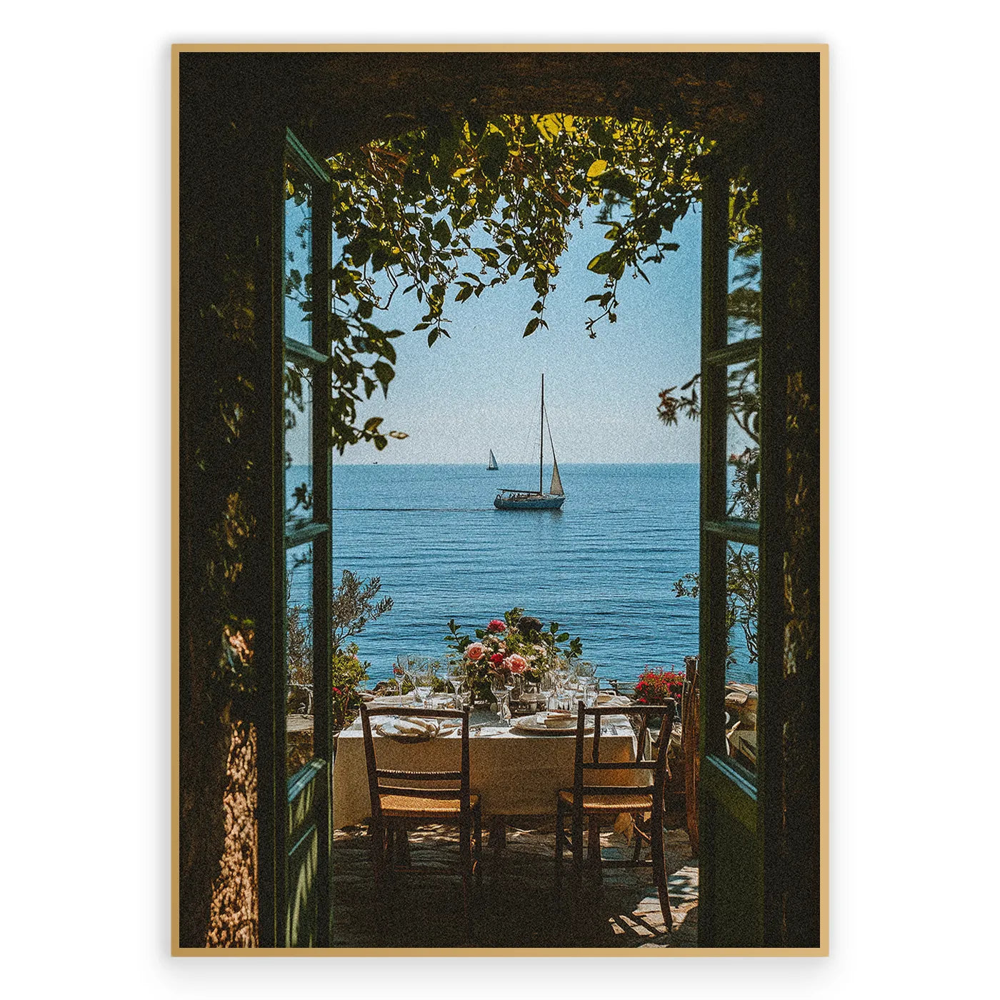 Amalfi Breakfast Plakat
