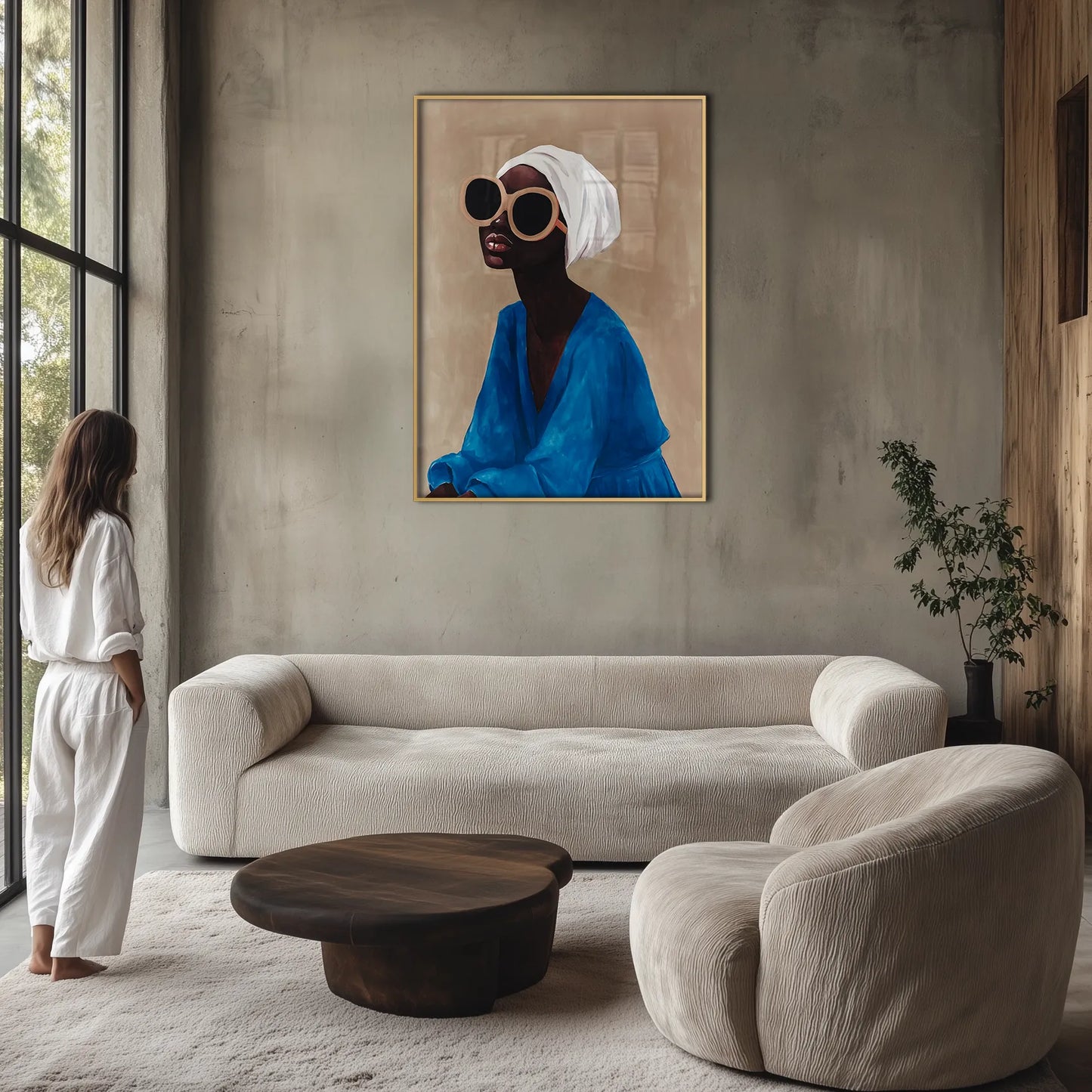 African Woman Plakat