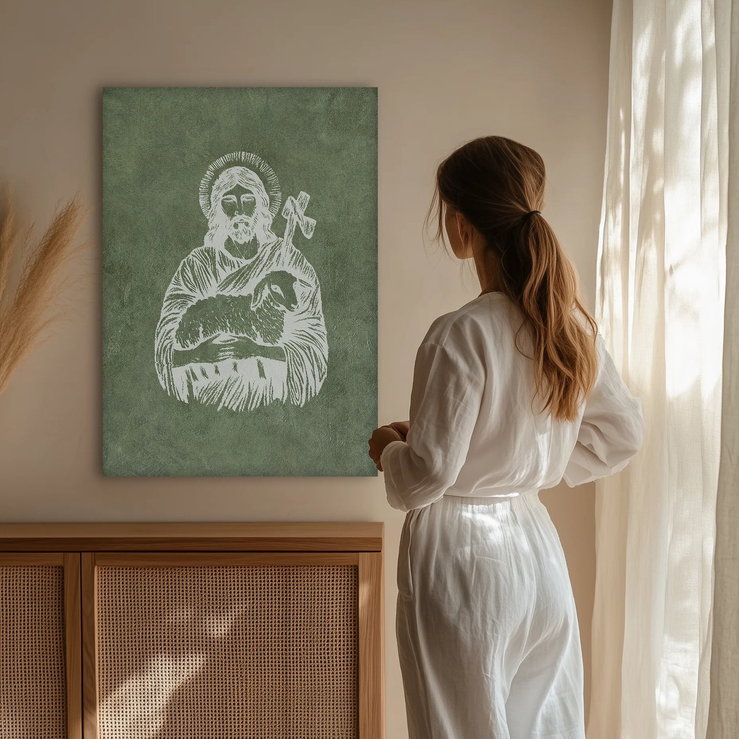 Portret Pana Jezusa Obraz na Płótnie