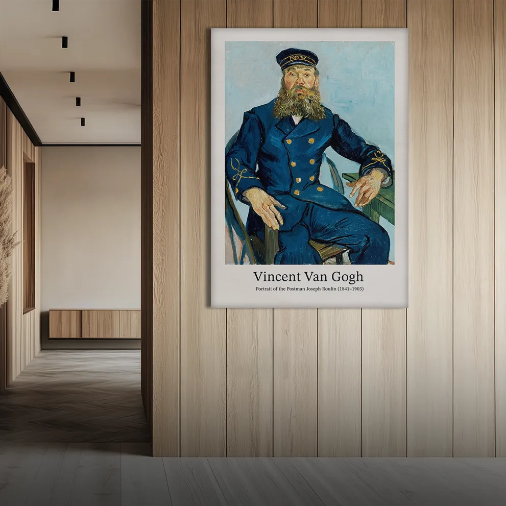 Vincent Van Gogh - Portrait of the Postman Obraz na Płótnie