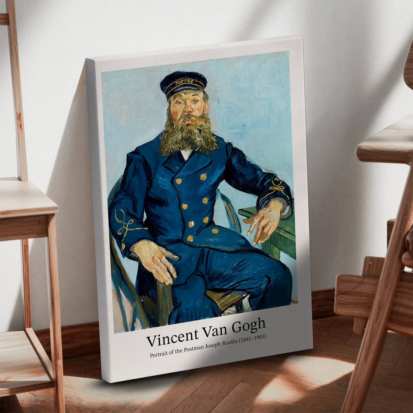 Vincent Van Gogh - Portrait of the Postman Obraz na Płótnie