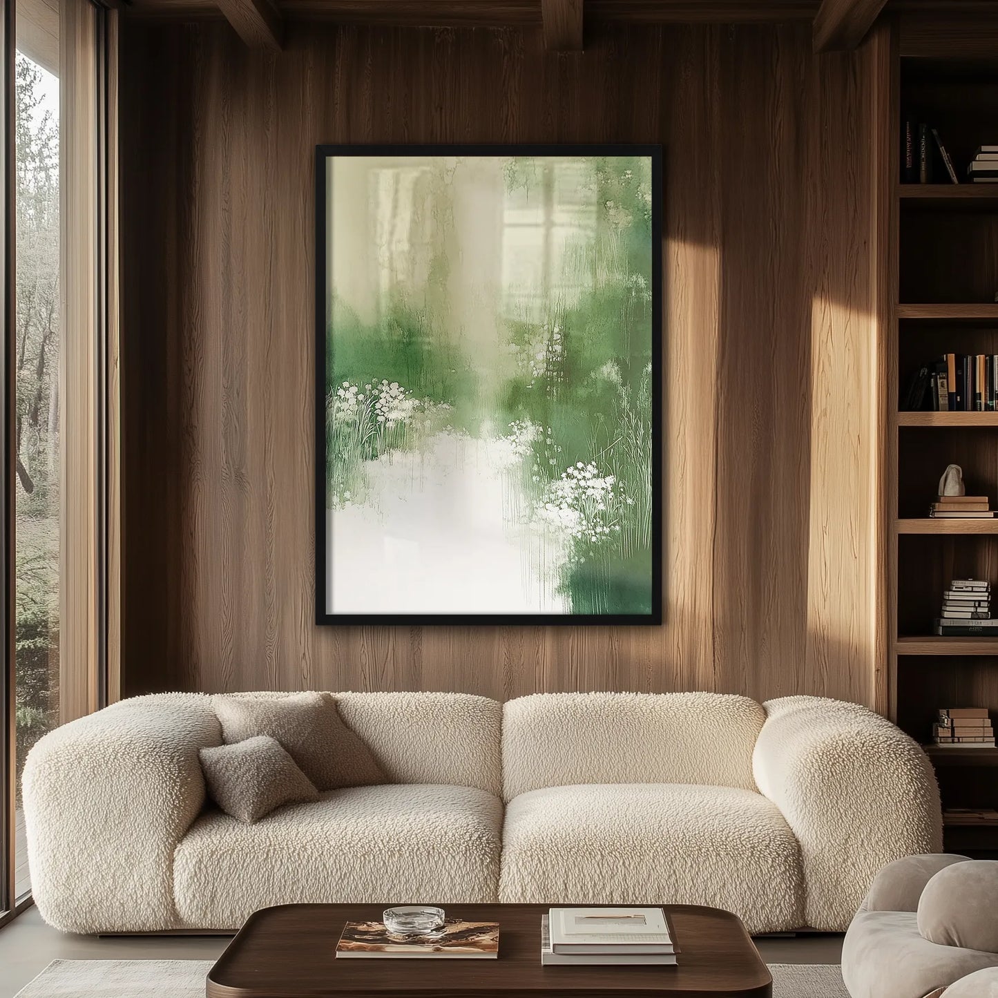 Abstract Green Nature 1 Plakat
