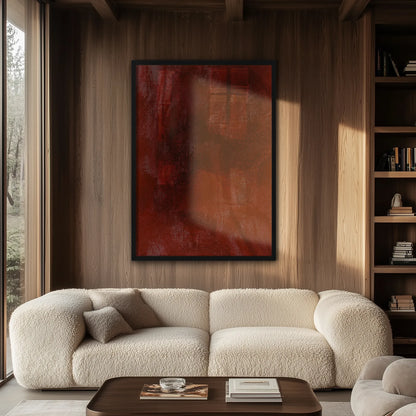 Dark Red Texture Plakat