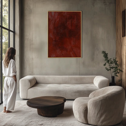 Dark Red Texture Plakat