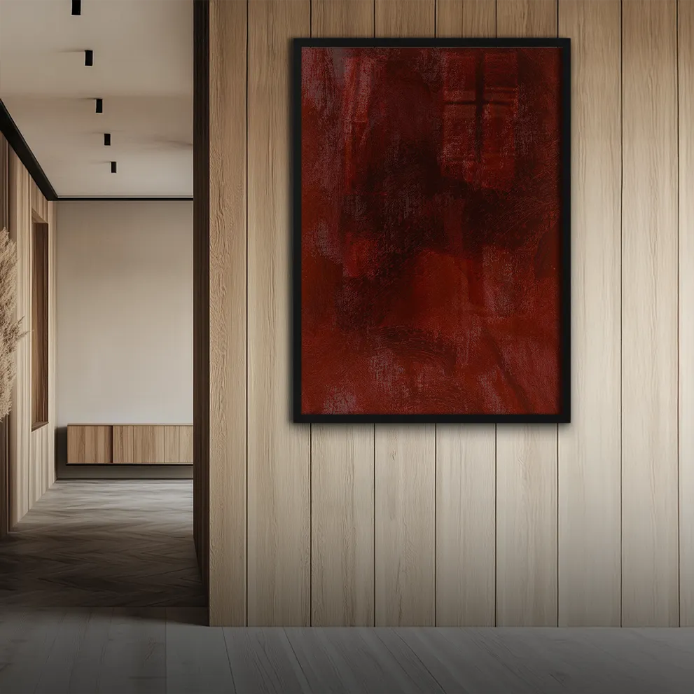 Dark Red Texture Plakat