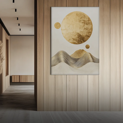 Golden Moon Obraz na Płótnie