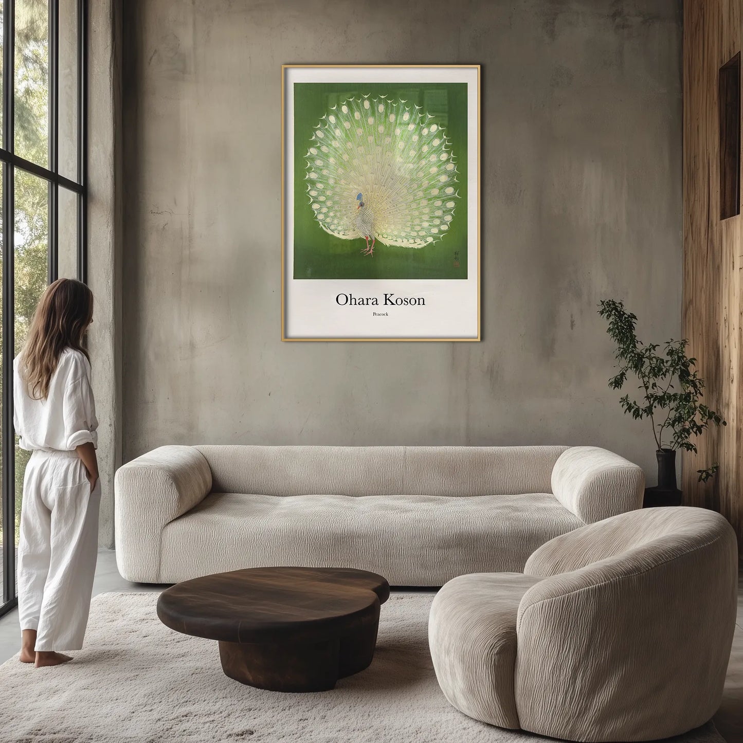 Ohara Koson - Peacock Plakat
