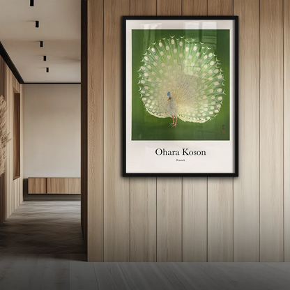 Ohara Koson - Peacock Plakat