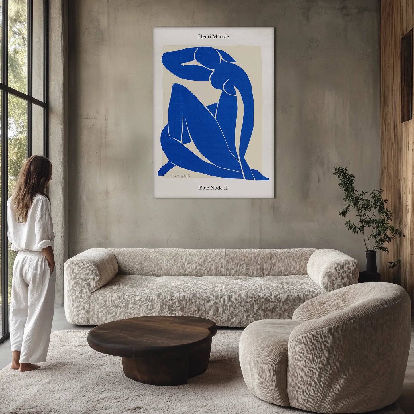 Henri Matisse - Blue Nude Obraz na Płótnie