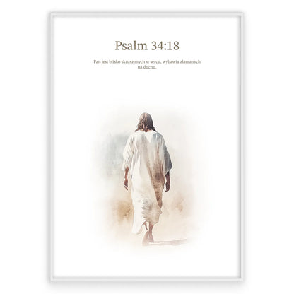 Psalm 34:18 Plakat