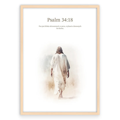 Psalm 34:18 Plakat