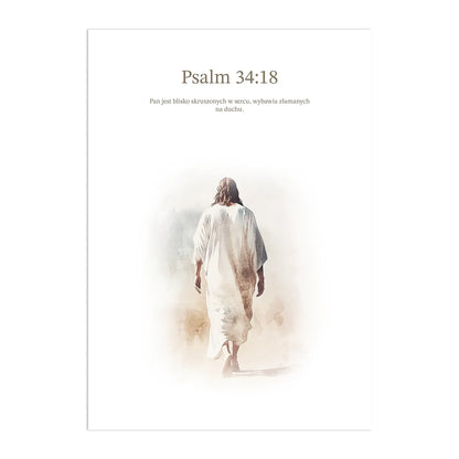 Psalm 34:18 Plakat