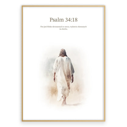 Psalm 34:18 Plakat
