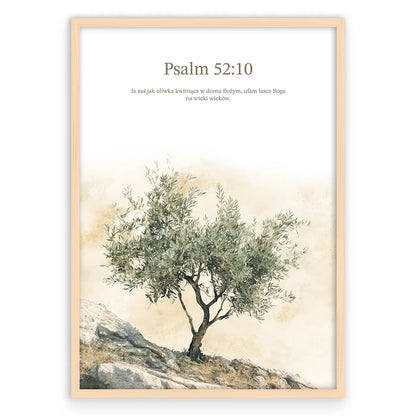 Psalm 52:10 Plakat