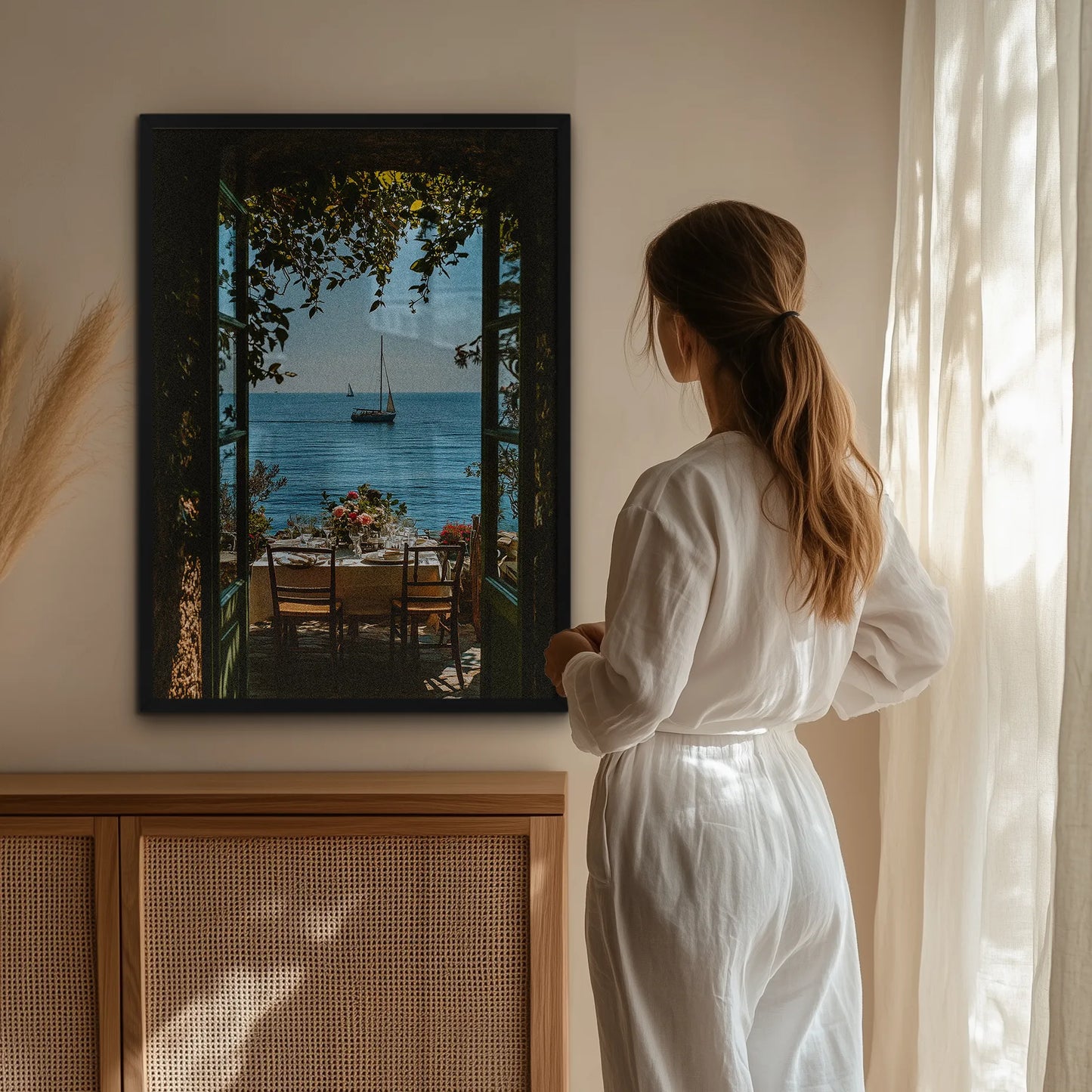 Amalfi Breakfast Plakat