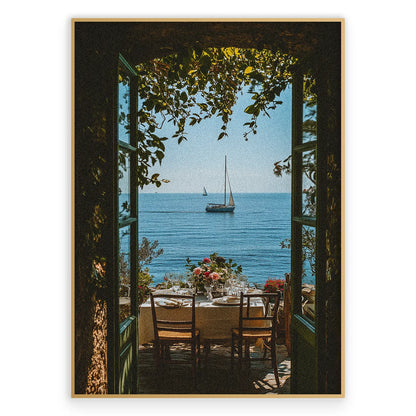 Amalfi Breakfast Plakat