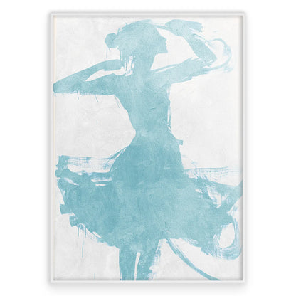 Baby Blue Dancer Plakat