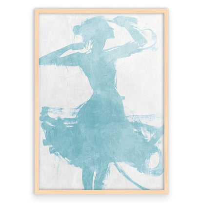 Baby Blue Dancer Plakat