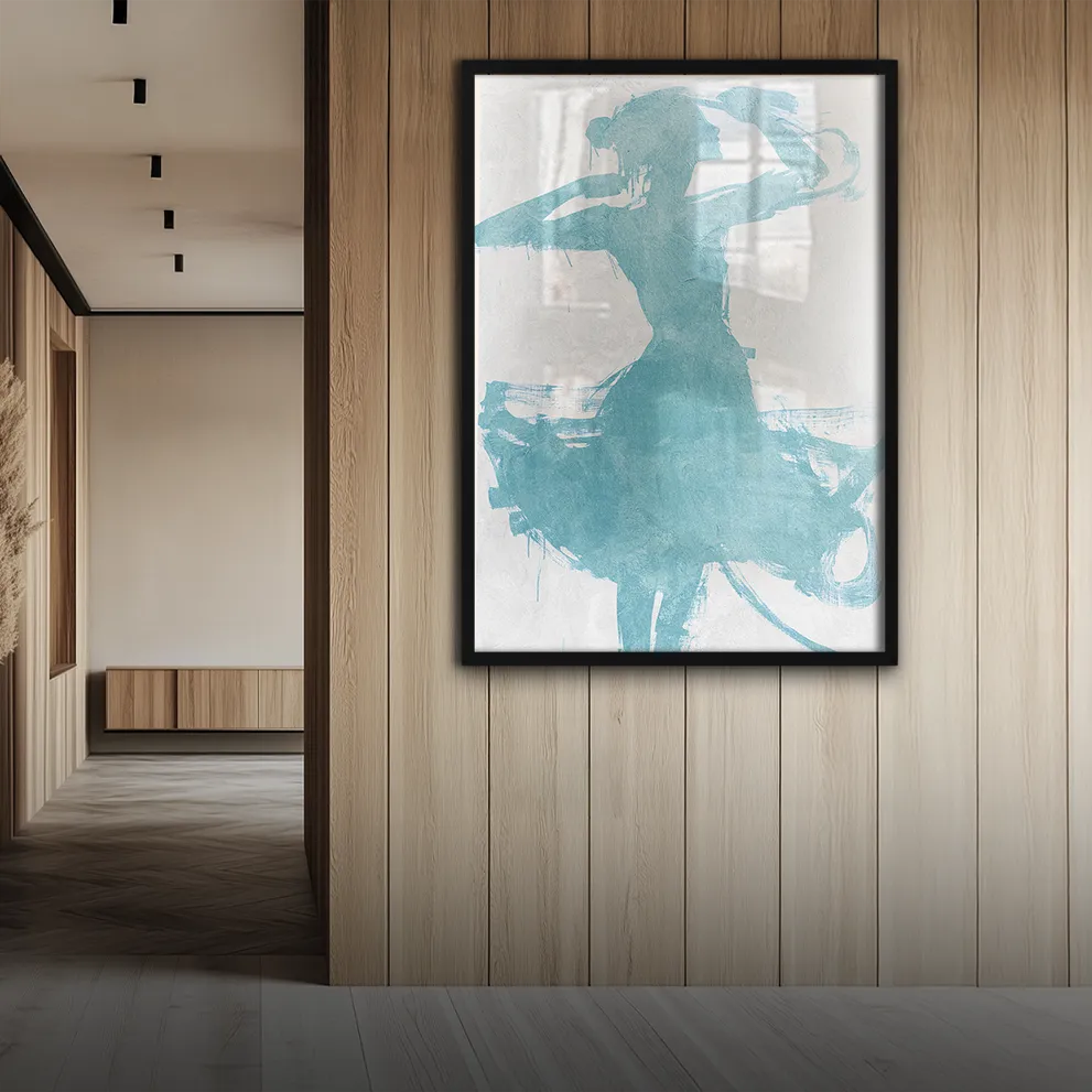 Baby Blue Dancer Plakat