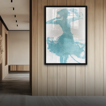 Baby Blue Dancer Plakat