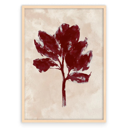 Wine Red Leaf Plakat