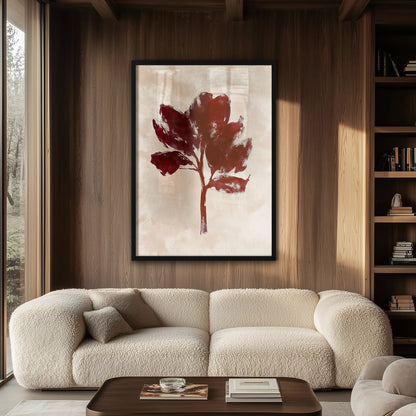 Wine Red Leaf Plakat