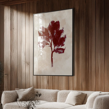 Wine Red Leaf Plakat