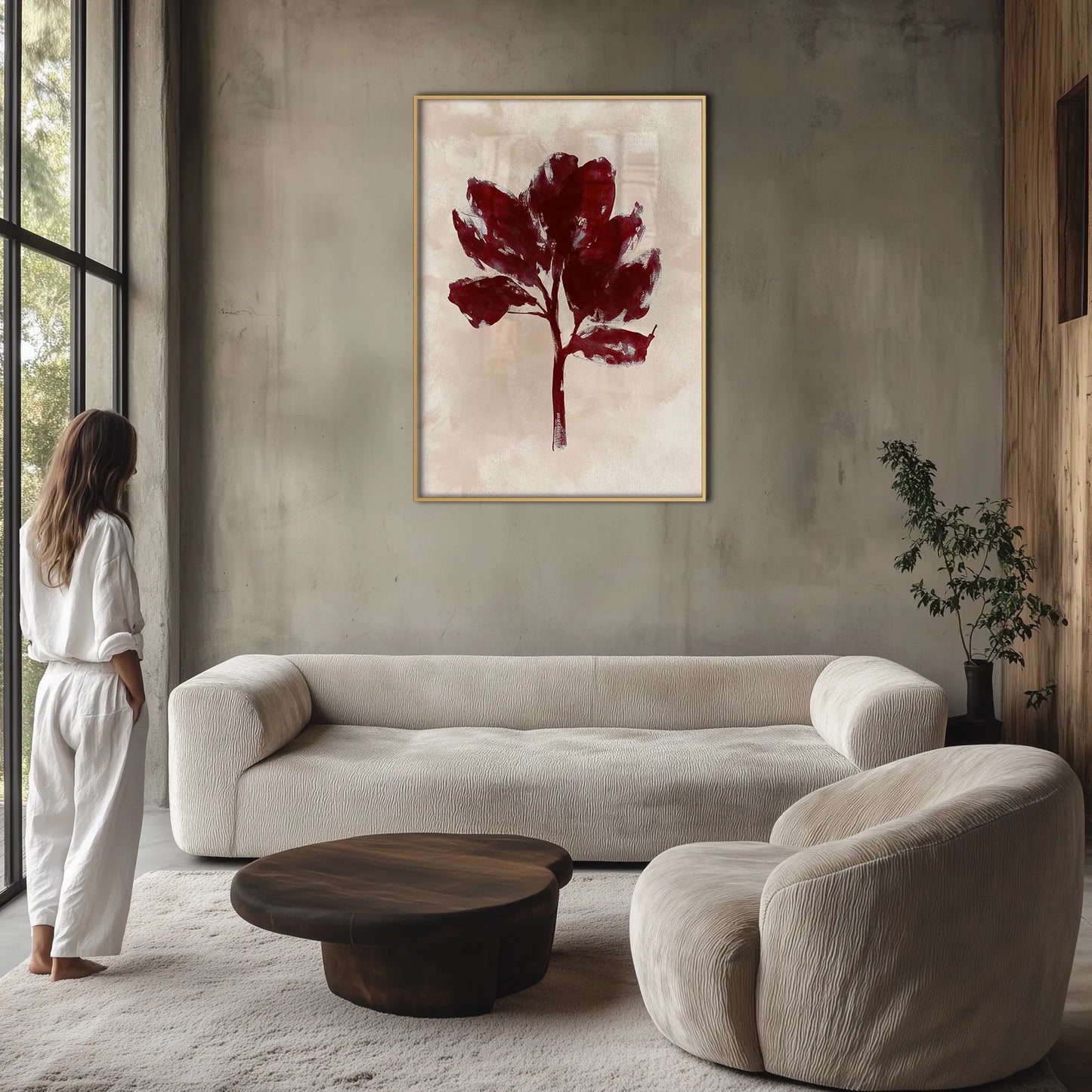 Wine Red Leaf Plakat