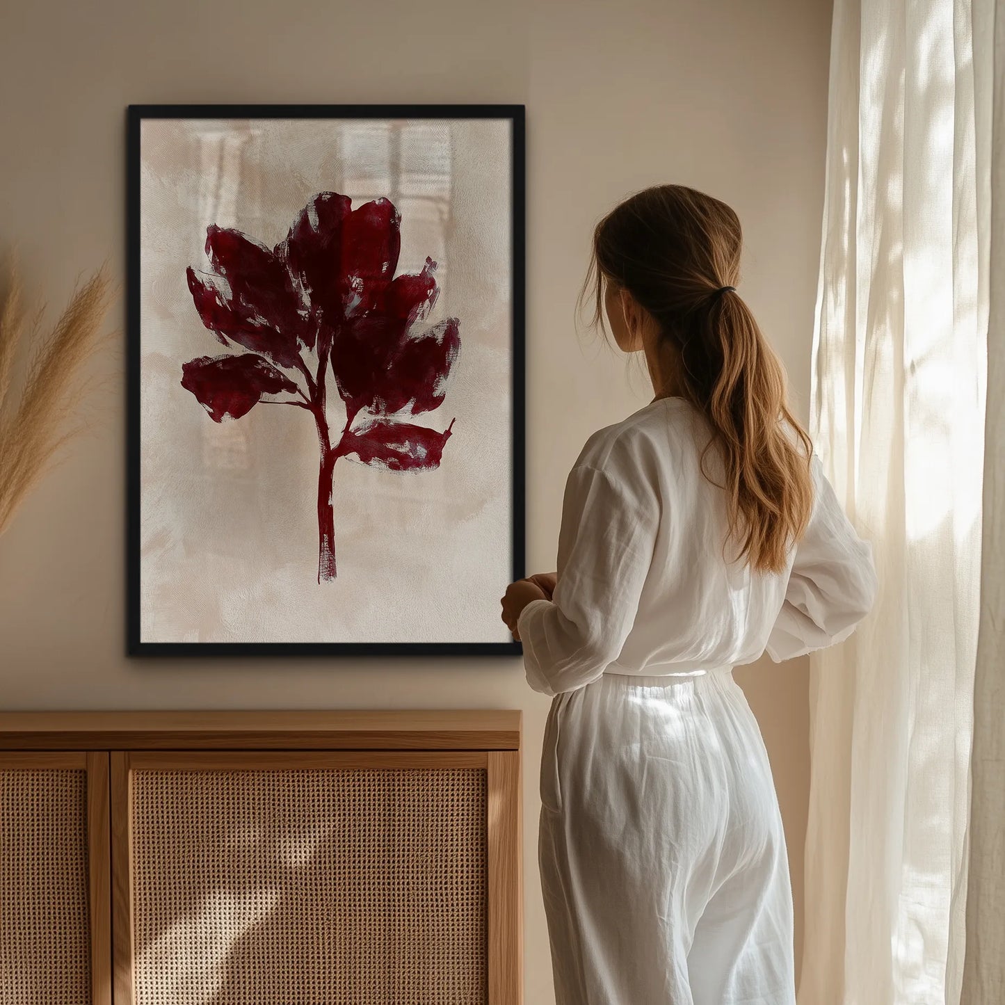 Wine Red Leaf Plakat