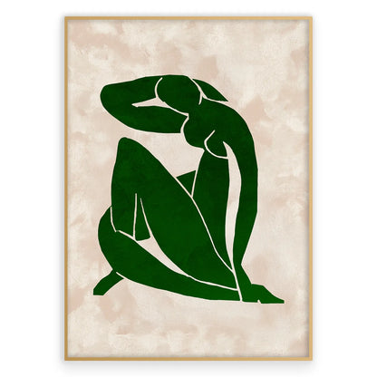 Henri Matisse - Sage Sand Nude Plakat