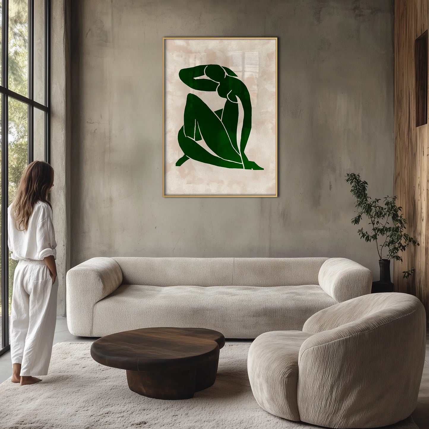 Henri Matisse - Sage Sand Nude Plakat