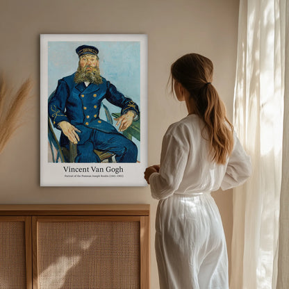 Vincent Van Gogh - Portrait of the Postman Obraz na Płótnie