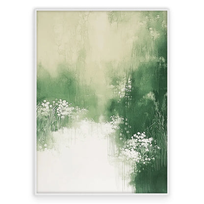 Abstract Green Nature 1 Plakat