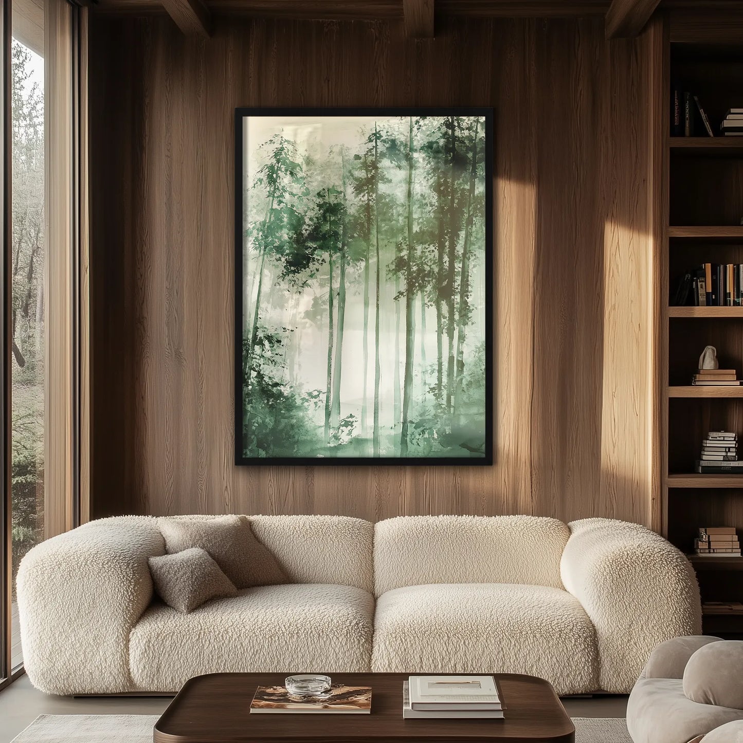 Abstract Green Nature 3 Plakat