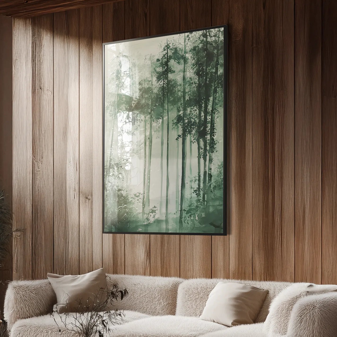 Abstract Green Nature 3 Plakat