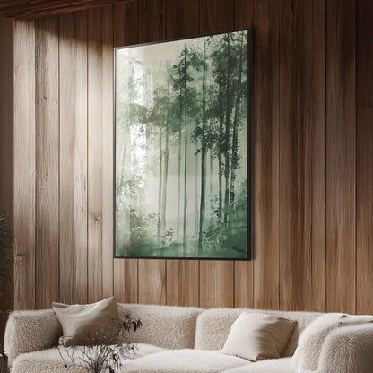 Abstract Green Nature 3 Plakat